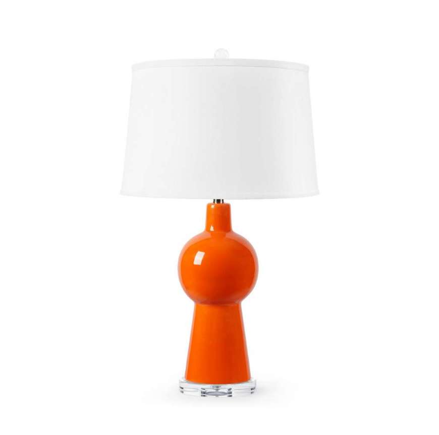 Picture of ASTRID LAMP WITHOUT SHADE, CARNELIAN ORANGE