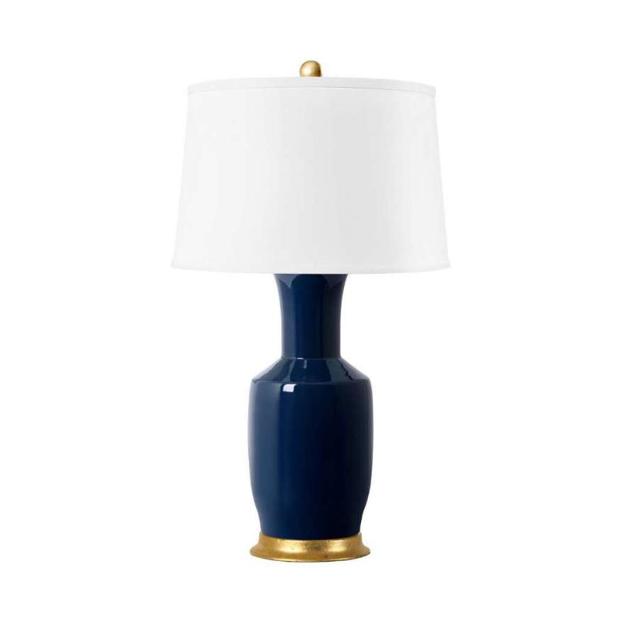 Picture of ALIA LAMP WITHOUT SHADE, NAVY BLUE