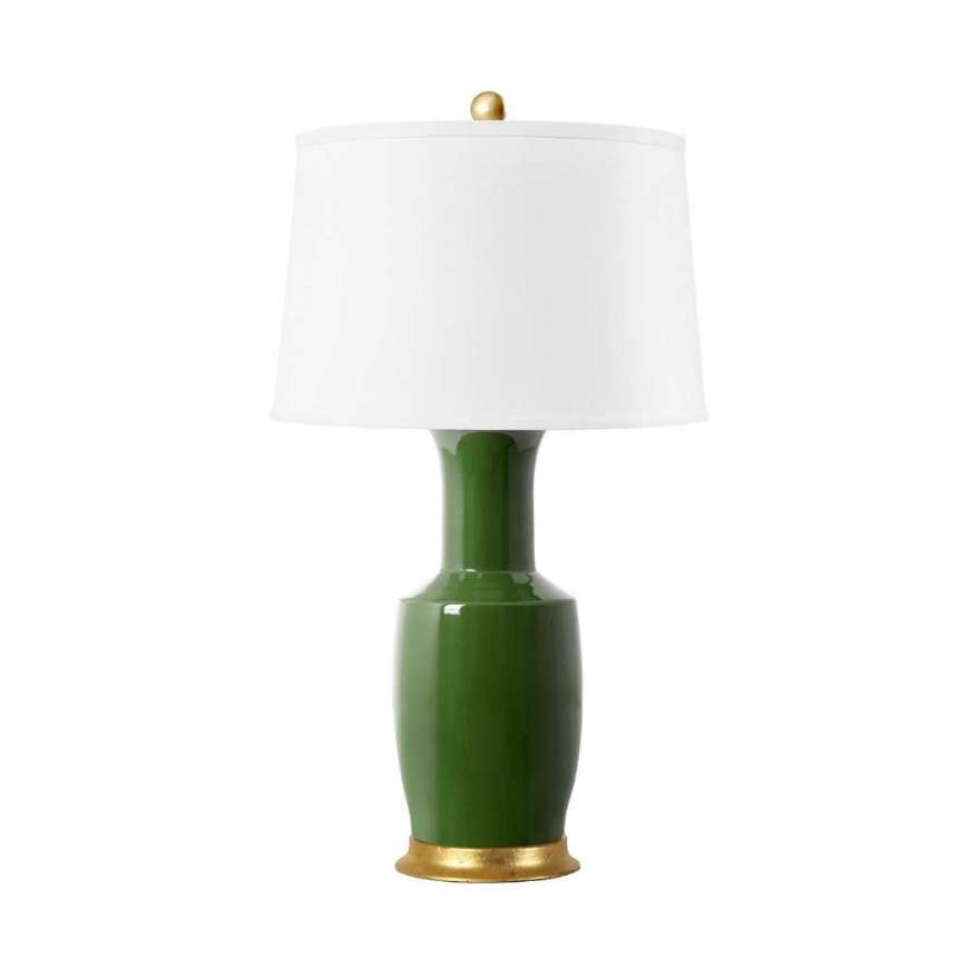 Picture of ALIA LAMP WITHOUT SHADE, DARK GREEN