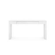Picture of MORGAN LARGE GRASSCLOTH CONSOLE TABLE, CHIFFON WHITE