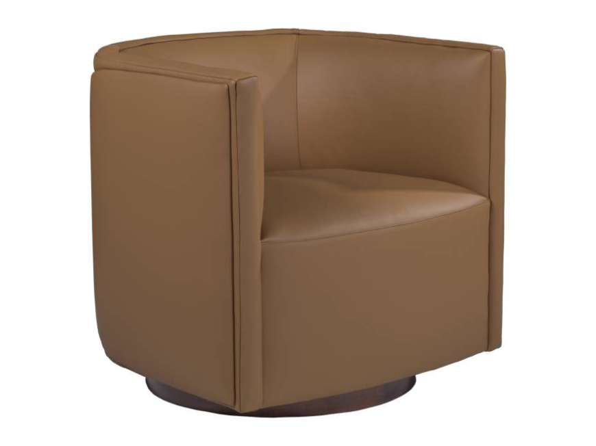Picture of INGRID LEATHER SWIVEL CHAIR