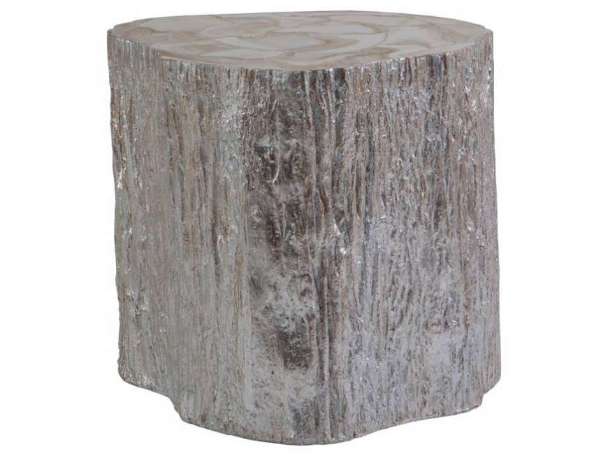 Picture of TRUNK SEGMENT SIDE TABLE SILVER LEAF