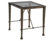 Picture of CORTONA END TABLE W GLASS TOP