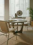 Picture of BRIO ROUND DINING TABLE BIANCO FINISH