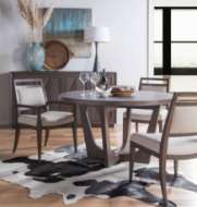 Picture of BRIO ROUND DINING TABLE BIANCO FINISH