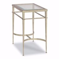 Picture of Adolpho Rectangular Side Table- Silver