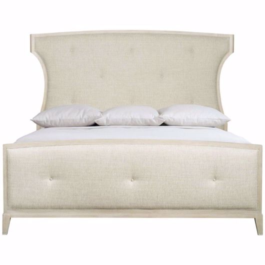 Picture of EAST HAMPTON UPHOLSTERED QUEEN BED -COM