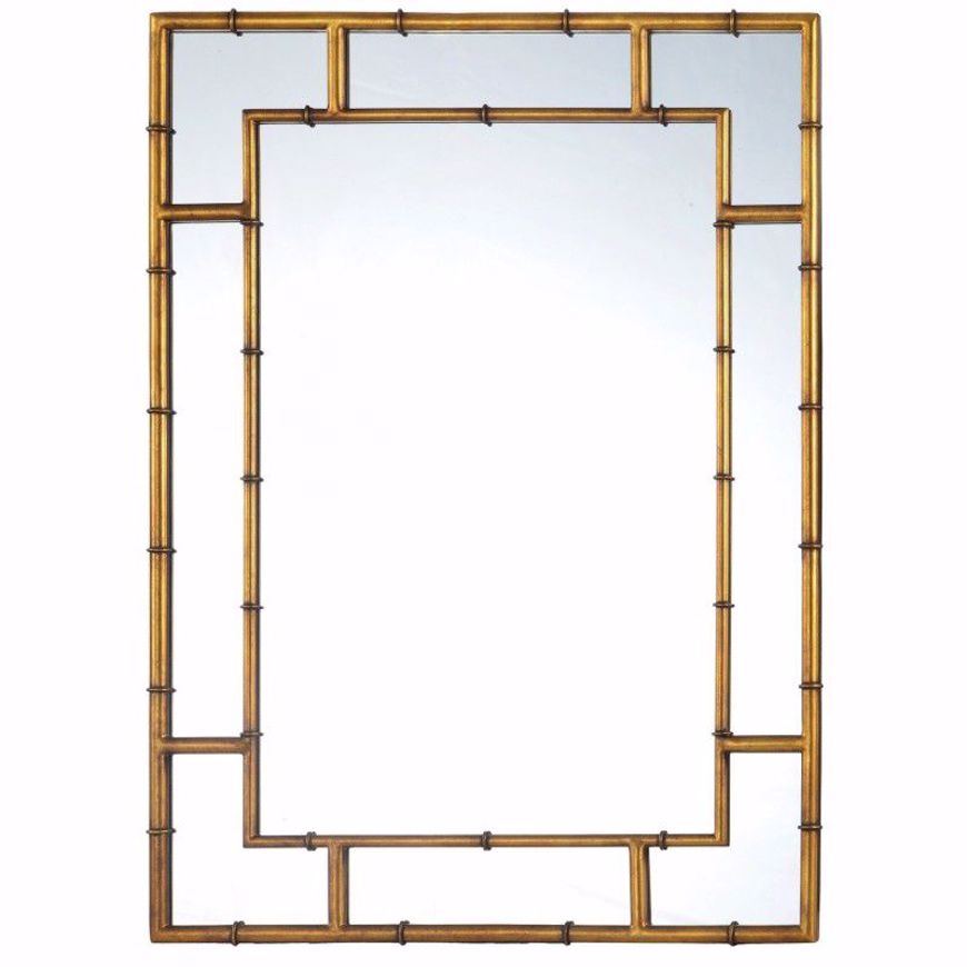 Picture of GOLD BAMBOO MIRROR