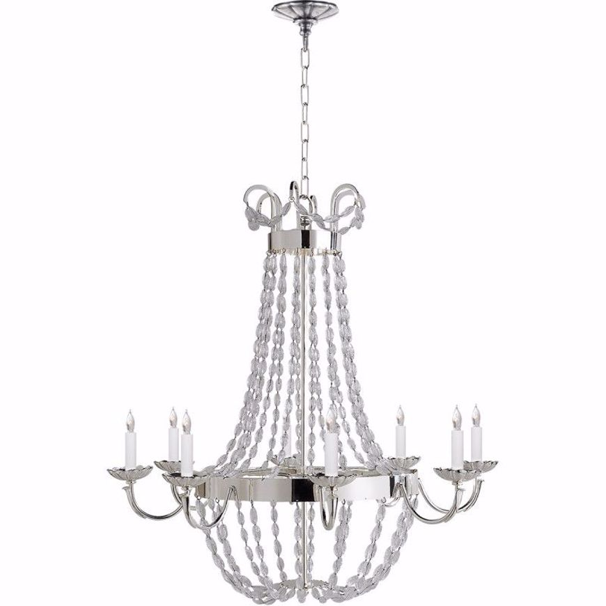 Picture of Paris Market Chandelier--Large - Polished Silver
