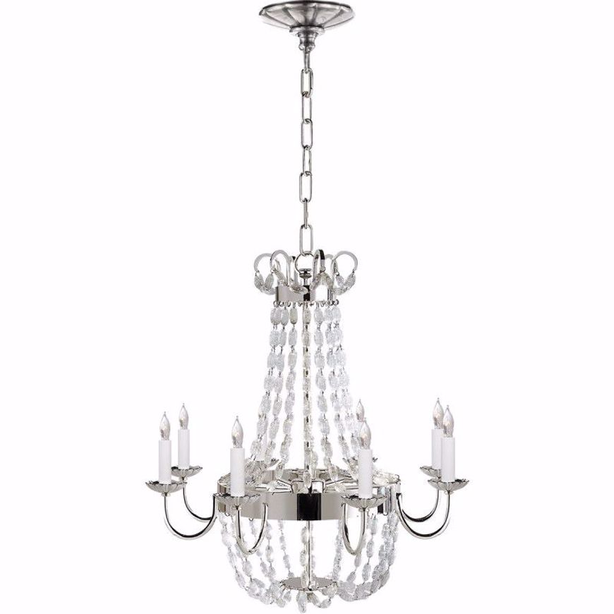Picture of Paris Market Chandelier--Medium - Polished Silver