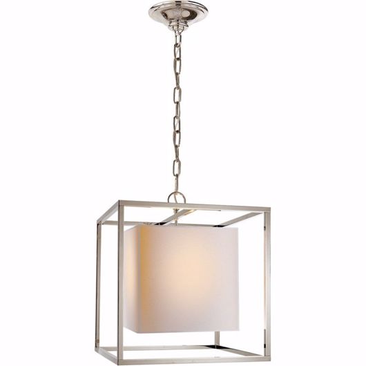 Picture of Perfect Square Small Lantern - Polished Nickel