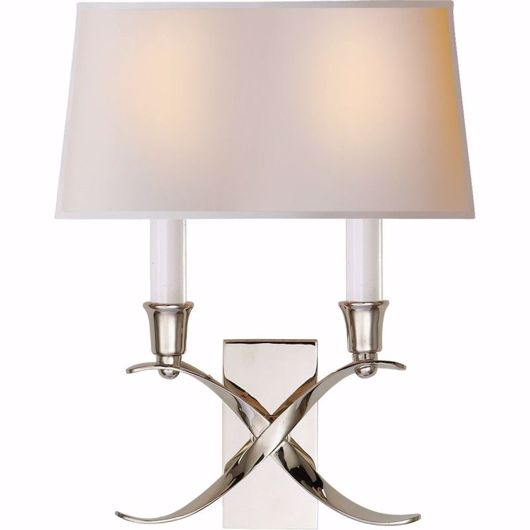 Picture of Small Cross Sconce - Polished Nickel