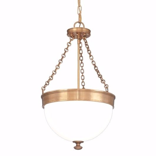 Picture of Souffle Pendant-Large - Aged Brass