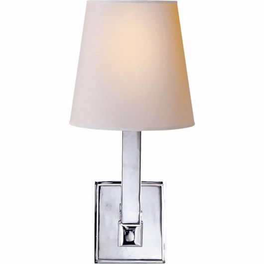 Picture of Square Tube Single Sconce - Polished Nickel