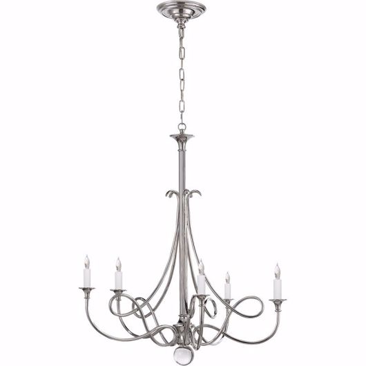Picture of Twist Chandelier - Polished Nickel