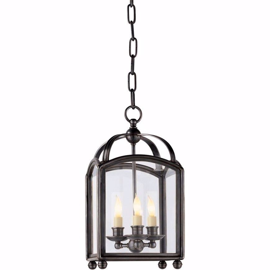 Picture of Arch Top Mini Lantern - Bronze