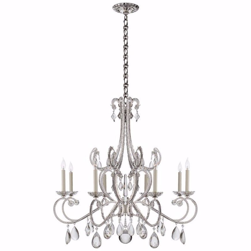 Picture of Montmartre Chandelier - Polished Nickel