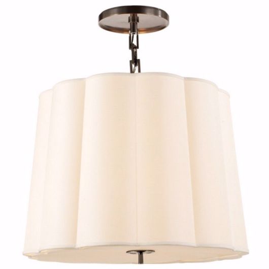 Picture of Simple Scallop Chandelier - Bronze