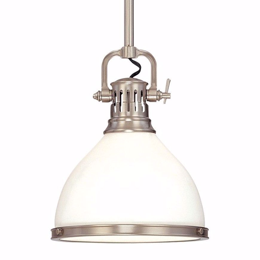 Picture of Canal Street Pendant--Large - Satin Nickel