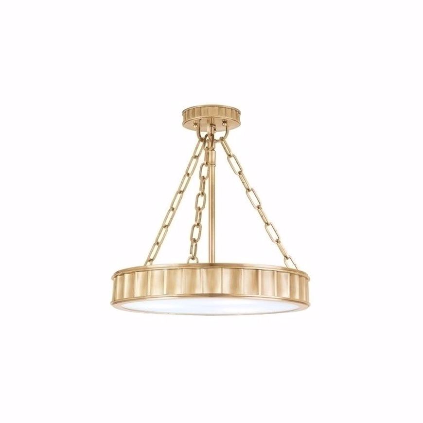 Picture of Cinema Pendant-Medium - Aged Brass