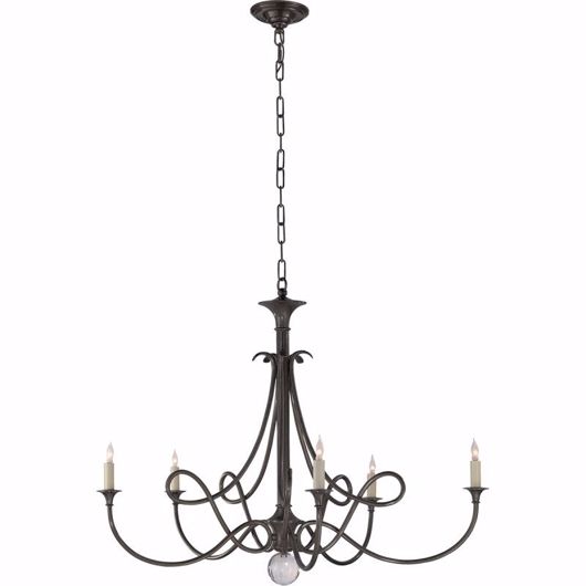 Picture of Double Twist Chandelier - Bronze