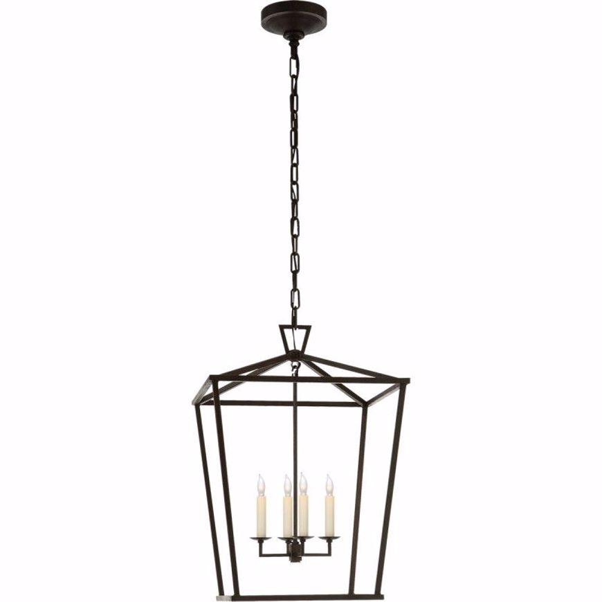 Picture of Framework Medium Lantern - Aged Iron
