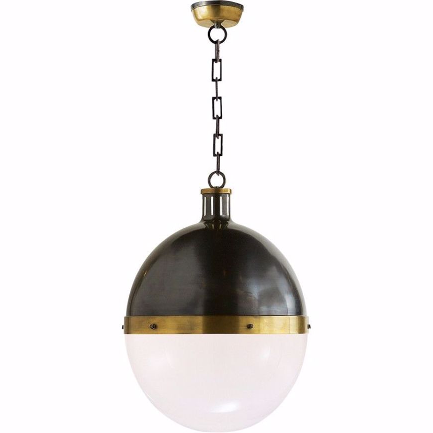 Picture of Hicks Extra Large Pendant - Bronze & Hand-Rubbed Antique Brass