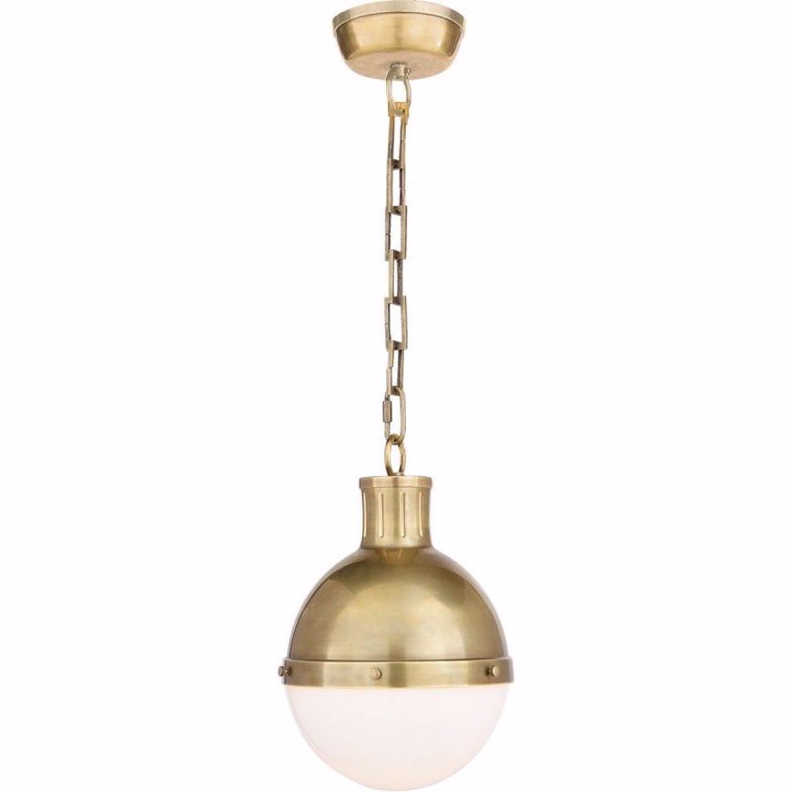 Picture of Hicks Small Pendant - Hand-Rubbed Antique Brass