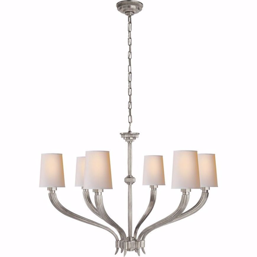 Picture of Larsen Large Chandelier - Antique Nickel