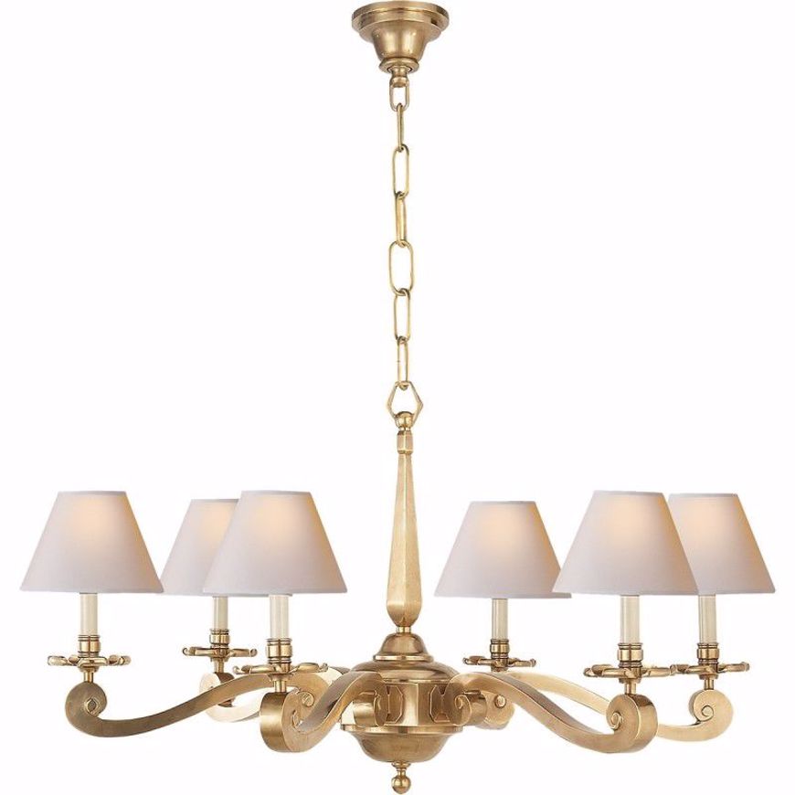 Picture of Myrna Chandelier - Natural Brass