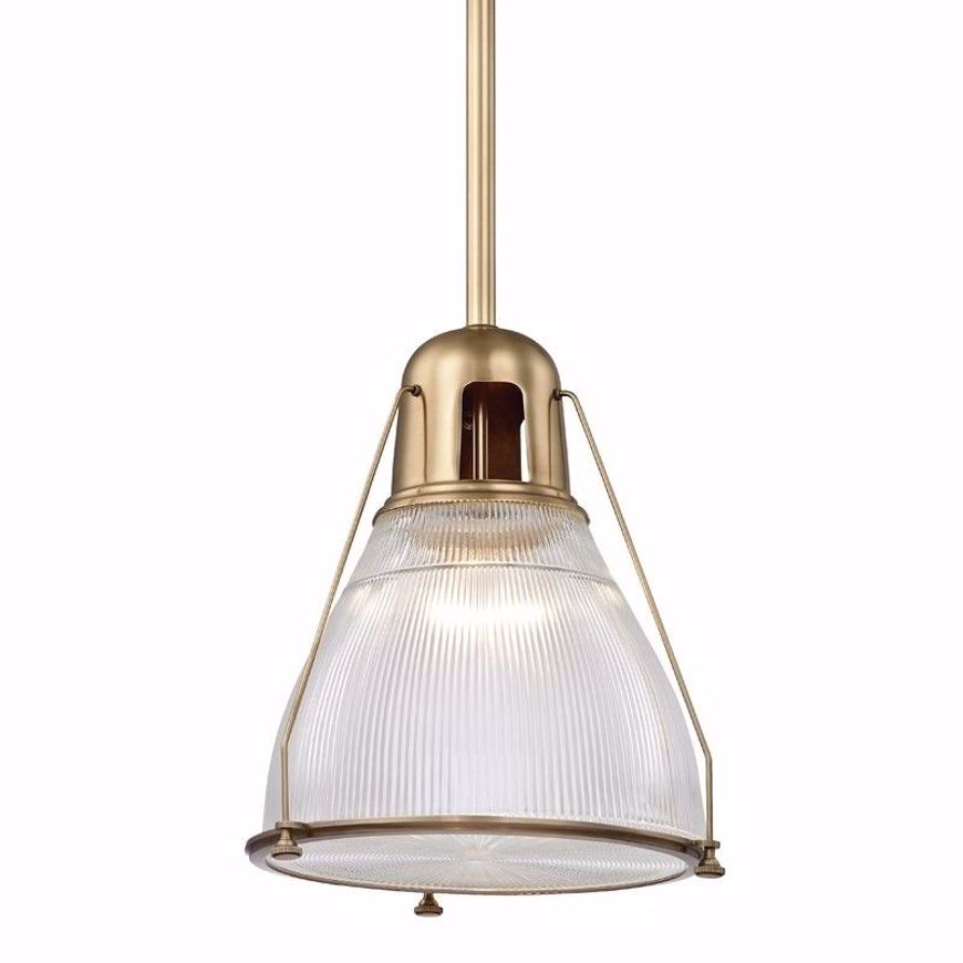 Picture of Noho Pendant-Large - Aged Brass