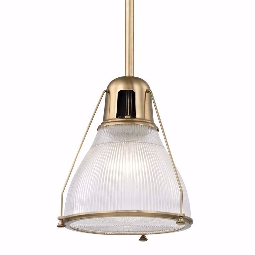 Picture of Noho Pendant-Small - Aged Brass