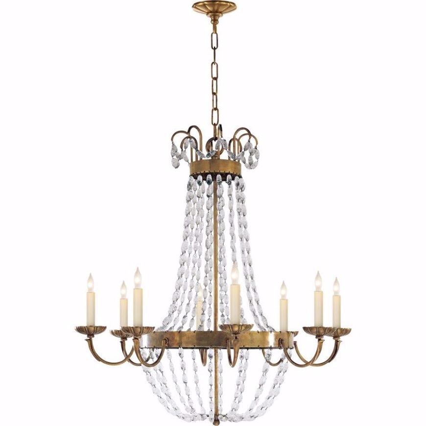 Picture of Paris Market Chandelier--Large - Antique Burnished Brass