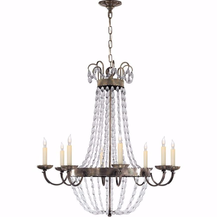 Picture of Paris Market Chandelier--Large - Sheffield Silver