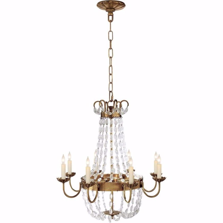 Picture of Paris Market Chandelier--Medium - Antique Burnished Brass