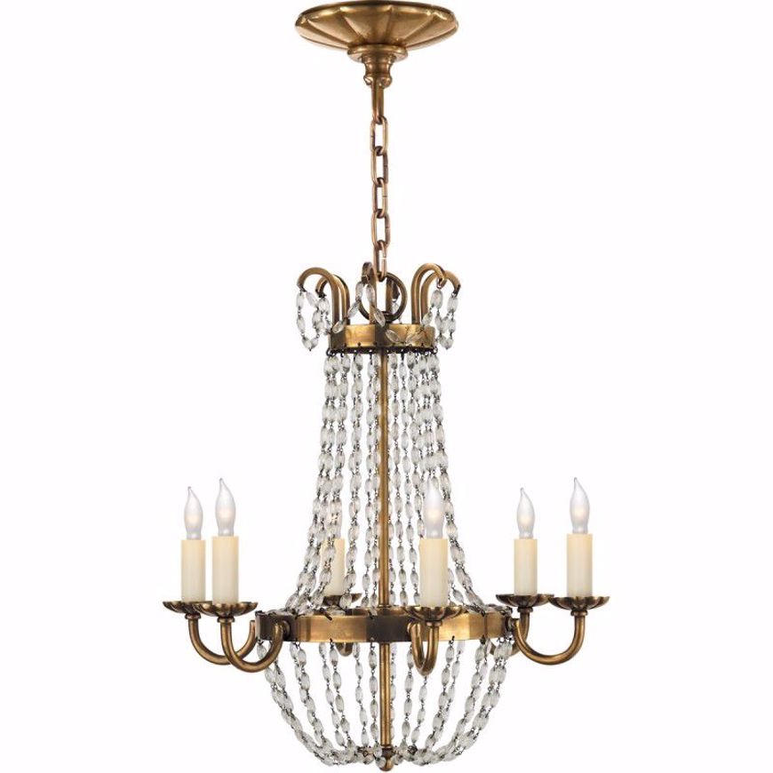 Picture of Paris Market Chandelier--Petite - Antique Burnished Brass