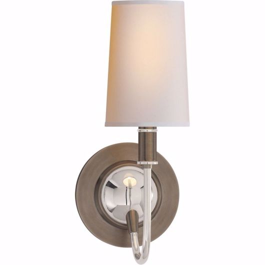 Picture of Retro Modern Sconce - Antique Nickel & Polished Nickel