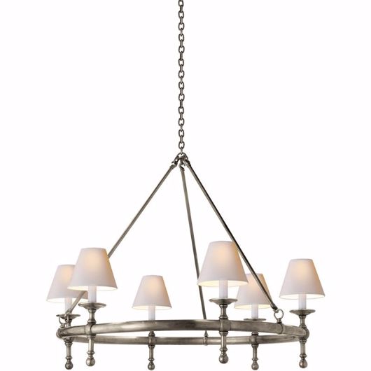 Picture of Ring Chandelier--Medium - Antique Nickel