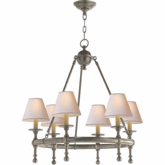 Picture of Ring Chandelier--Small - Antique Nickel