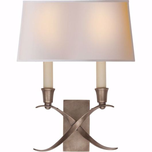 Picture of Small Cross Sconce - Antique Nickel