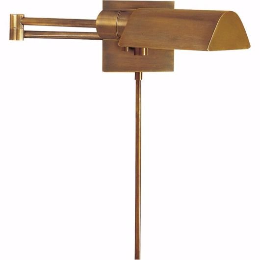 Picture of Studio Swing Arm Wall Light - Hand-Rubbed Antique Brass