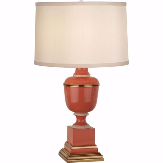Picture of Tole Accent Lamp - Tangerine