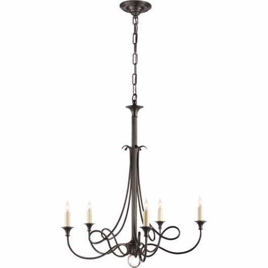 Picture of Twist Chandelier - Bronze