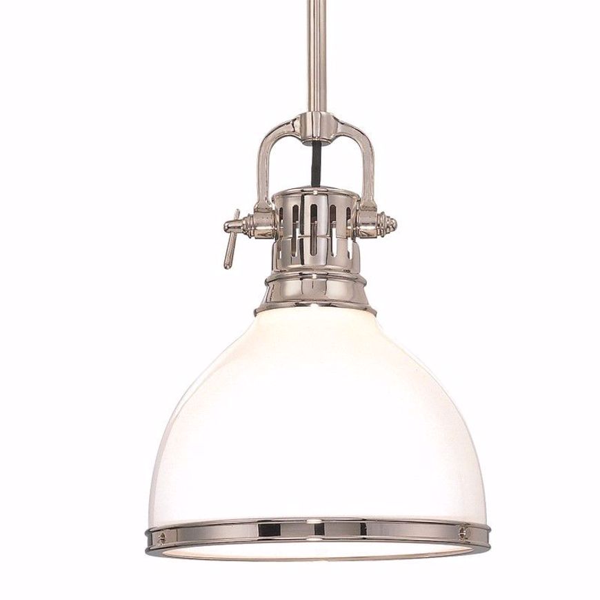Picture of Canal Street Pendant--Small - Polished Nickel