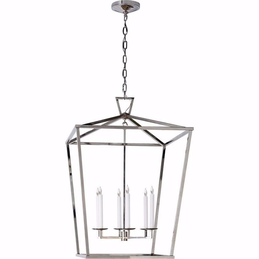 Picture of Framework Extra Large Lantern - Polished Nickel