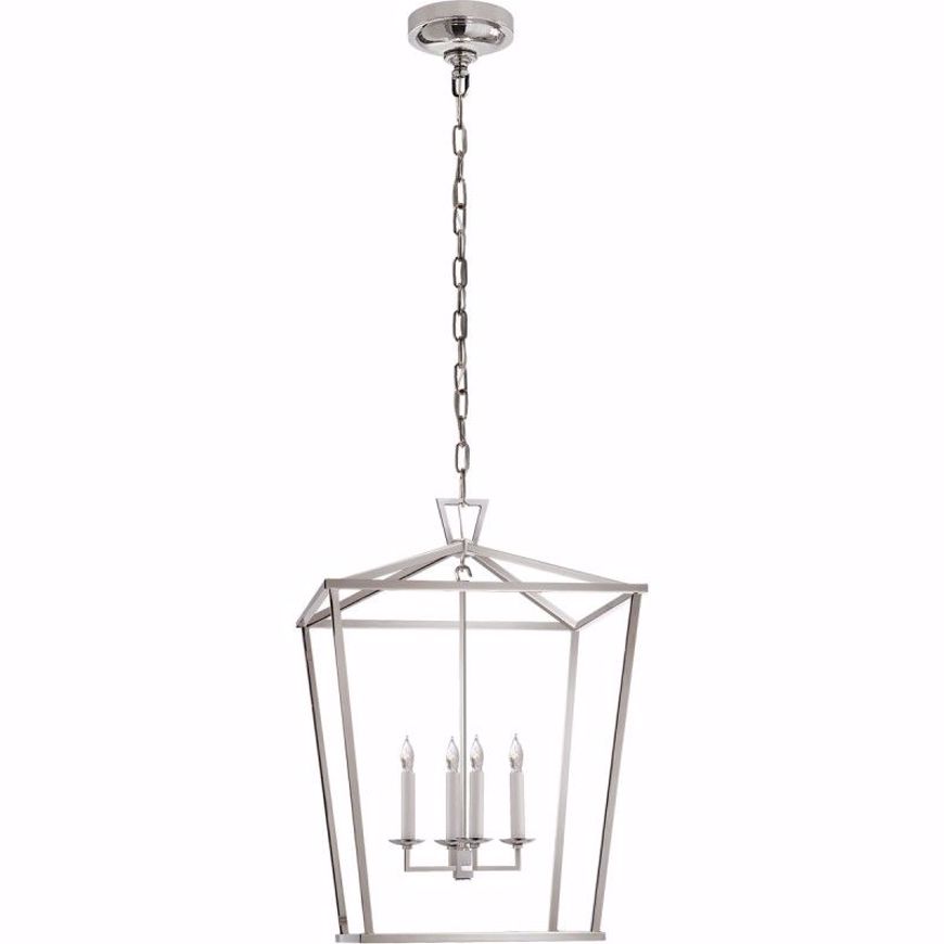 Picture of Framework Medium Lantern - Polished Nickel