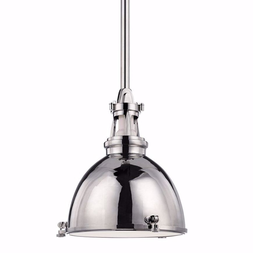 Picture of Industria Pendant--Medium - Polished Nickel