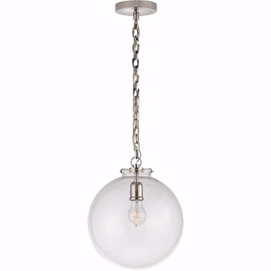 Picture of Katie Globe Pendant - Polished Nickel