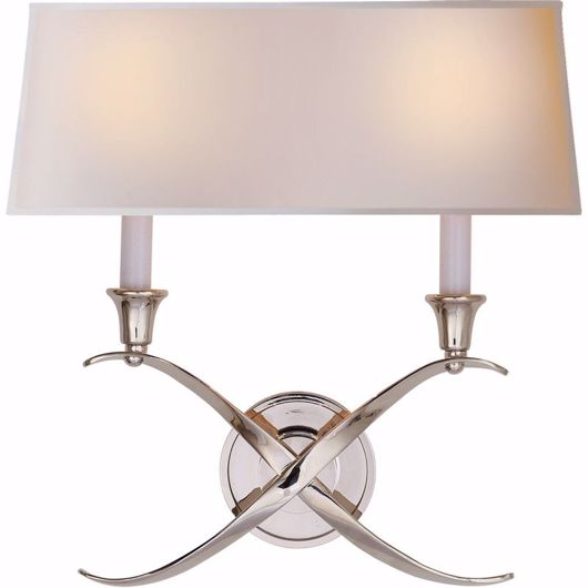 Picture of Large Cross Sconce - Polished Nickel