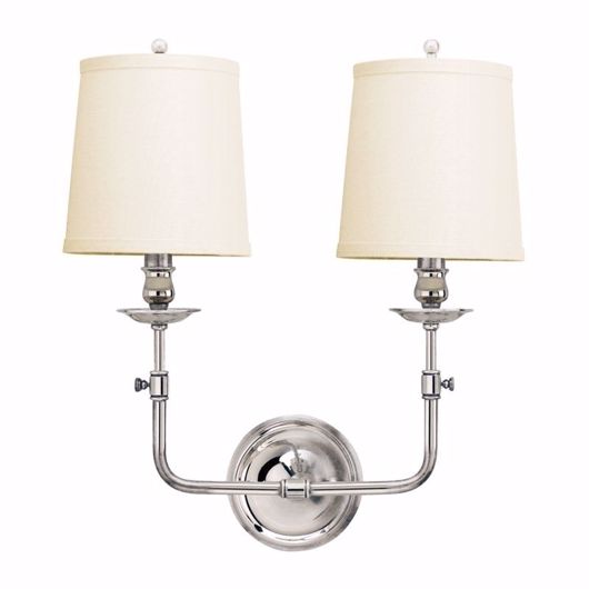 Picture of Lumia Double Sconce - Polished Nickel